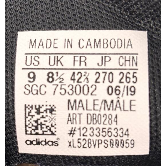 Adidas Men's Ortholite Float Daily 2.0 Size 9 Black / Gray Comfort Cushioned EUC - Picture 11 of 12